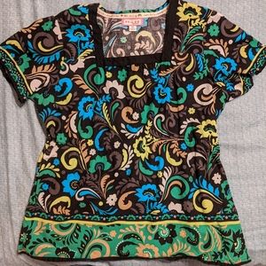 Scrub shirt - Vintage Koi